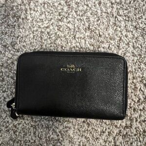 Coach Black Leather Wallet